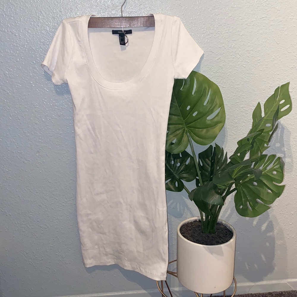 Ribbed Tee Dress
